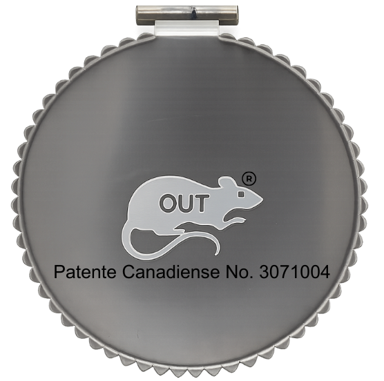 Protección a prueba de ratas Protector de drenaje de acero inoxidable sin ventilación Rat-Proof-Flap OUT