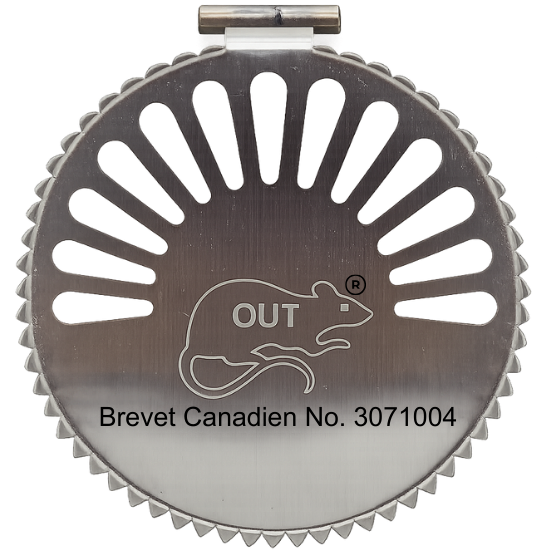 Rat-Proof Protection Rat-Proof-Flap OUT protecteur de drain en acier inoxydable ventilé